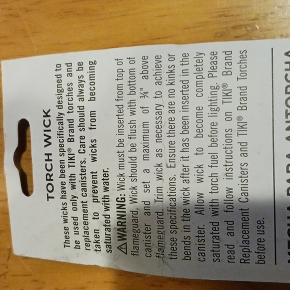 Tiki Torch wick - Picture 3 of 5